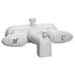 VALTERRA PRODUCTS LLC. Tub Diverter Faucet, 4" White - PF223261