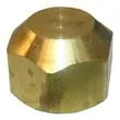 LARSEN SUPPLY Flare Cap 3/8" Brass - 17-4030