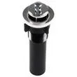 JR PRODUCTS Strainer With Pop-up Stopper, Chrome - 95255