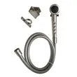 DURA FAUCET RV Shower Head & Hose Nickel - DF-SA130-SN
