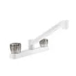 DURA FAUCET Two Handle RV Kitchen Faucet White - DF-PK600S-WT