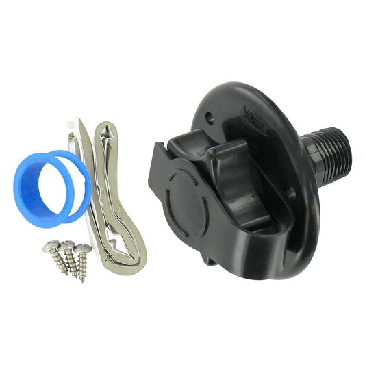 VALTERRA PRODUCTS LLC. Water Inlet 2-3/4in Plastic F - A01-0168BKVP